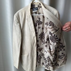 Dolce & Gabbana Linen Blazer